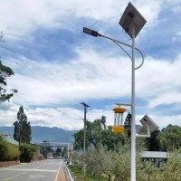 太阳能一体化灭虫灯农用果园led杀虫灯户外鱼塘养殖杀虫灯