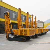 太阳能光伏打桩机履带山地潜孔钻机液压锤压装机