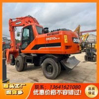 外贸现货二手轮式挖掘机DOOSAN/HYUNDAI210-9轮式挖掘机原装可靠