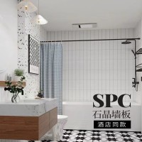 SPC石晶仿瓷墙板石塑锁扣地板速装集成瓷砖卫生间防水
