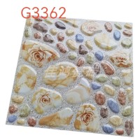凹凸鹅卵石地砖厨房卫生间阳台亮光面小地砖300X300彩色泳池砖 5吨