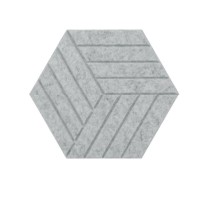 跨境供货聚酯纤维吸音板室内墙面消音降噪静音自粘装饰材料批发 12张