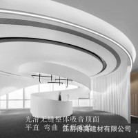 现代声学 穿孔石膏板无缝吸音 提供语音清晰度 吸音降噪 100平方米