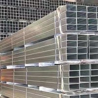 热镀锌方管4060冷镀钢带管异型管矩形管方扁通幕墙建筑护栏可加工 50千克