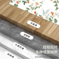 卫生间防水墙纸自粘浴室墙面柜子厨房防油改色翻新纸法式复古壁纸
