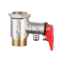 铜体4分加厚热水器泄压阀DN15热水器安全阀通用配件单向减压阀