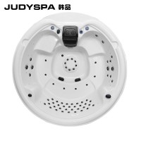 圆形户外庭院SPA浴池智能按摩冲浪浴缸多人泡澡游泳大池别墅浴盆