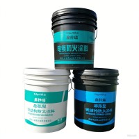 钢结构防火涂料室内外水性超薄型防火漆膨胀型防火涂料厂家批发 25千克