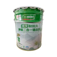 三棵树康家净味二合一乳胶漆净味耐擦洗家用环保室内涂料可调色