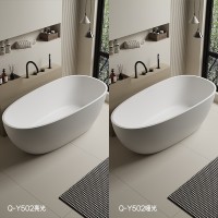 工厂直销吸塑亚克力浴缸家用小户型独立式鹅蛋形跨境酒店民宿工程