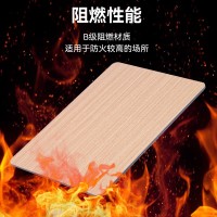 金属碳晶板木饰面板竹炭共挤饰面板竹木纤维墙板PET高光无缝面板