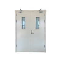 钢质防火门双开带视窗 甲乙级消防防火门 工厂厂房楼道通道防火门